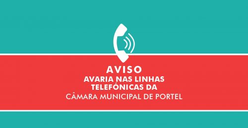 Aviso: Avaria nas Linhas Telefónicas da Câmara Municipal