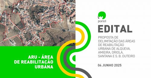 Proposta de Delimitação das Áreas de Reabilitação Urbana de Alqueva, Amieira, Oriola, Santana e São Bartolomeu do Outeiro e Respetivas Operações de Reabilitação Urbana
