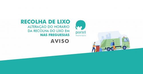 Aviso – Alteração do Horário da Recolha de Lixo