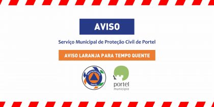 Aviso Laranja – Serviço de Proteção Civil de Portel