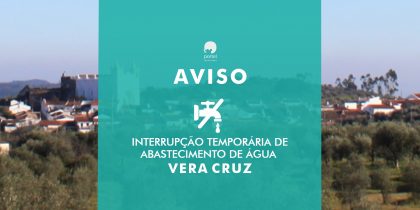 Vera Cruz – Interrupção no Fornecimento de Água