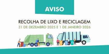 Aviso – Recolha de Lixo e Reciclagem – Tolerância de Ponto e Feriado