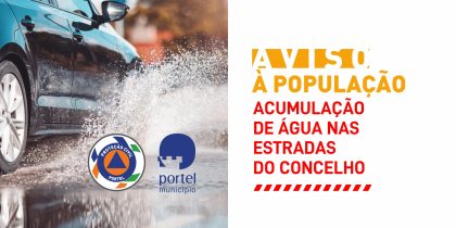 Aviso – Circulação Condicionada – Proteção Civil de Portel