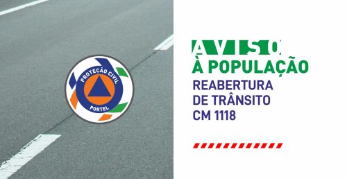 Aviso – Reabertura do Caminho Municipal 1118