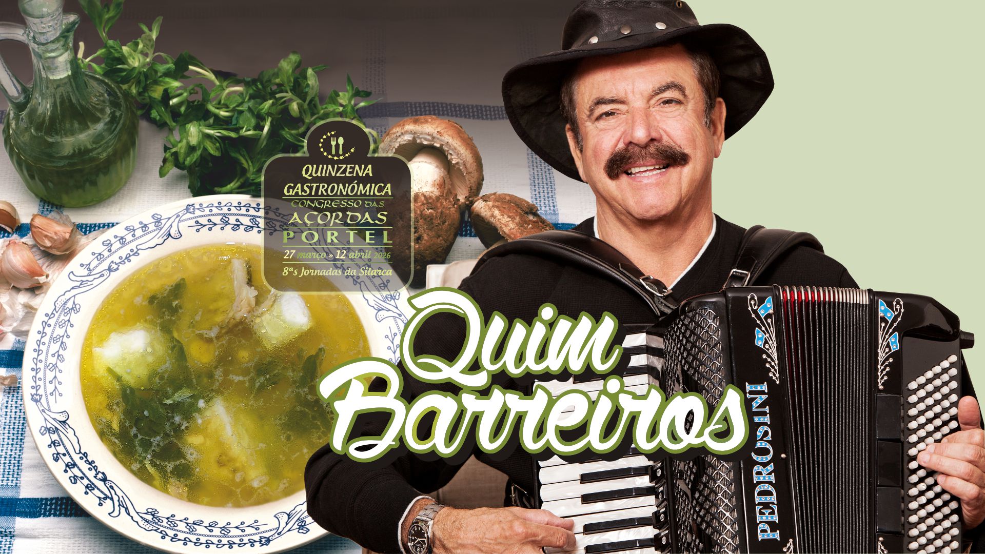 Açorda no Parque – Espetáculo com Quim Barreiros