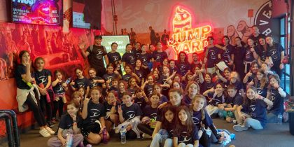 Município Proporciona Experiência no JumpYard a cerca de 60 Jovens Atletas do Grupo de Ginástica Acrobática