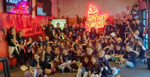 Município Proporciona Experiência no JumpYard a cerca de 60 Jovens Atletas do Grupo de Ginástica Acrobática